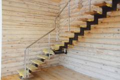 Деревянные лестницы - Столярные работы в Курске 05