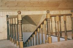 Деревянные лестницы - Столярные работы в Курске 10