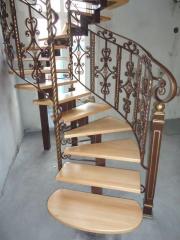 Деревянные лестницы - Столярные работы в Курске 25