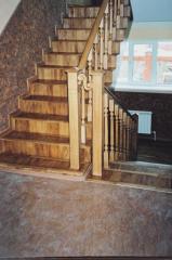 Деревянные лестницы - Столярные работы в Курске 34